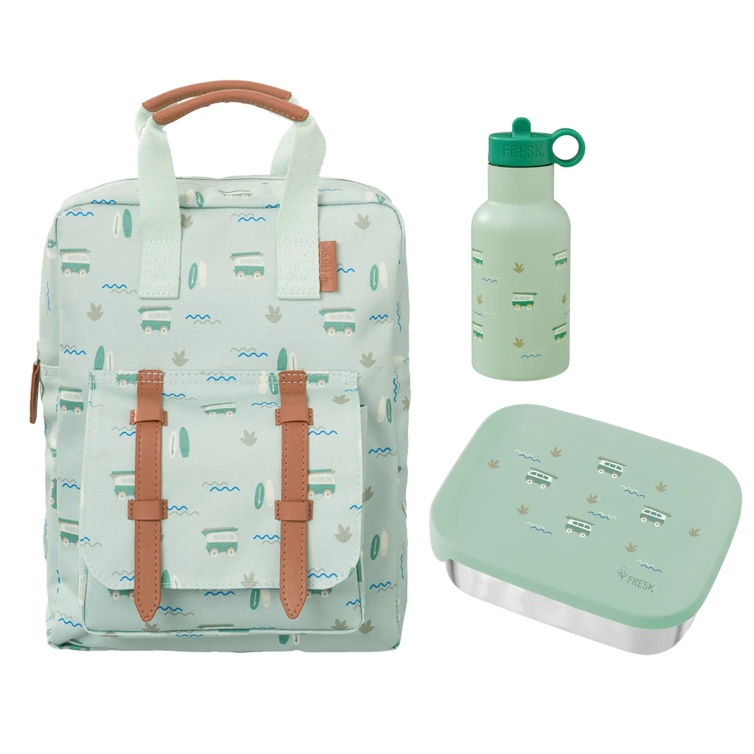 Fresk Kinderrucksack Set 3-teilig