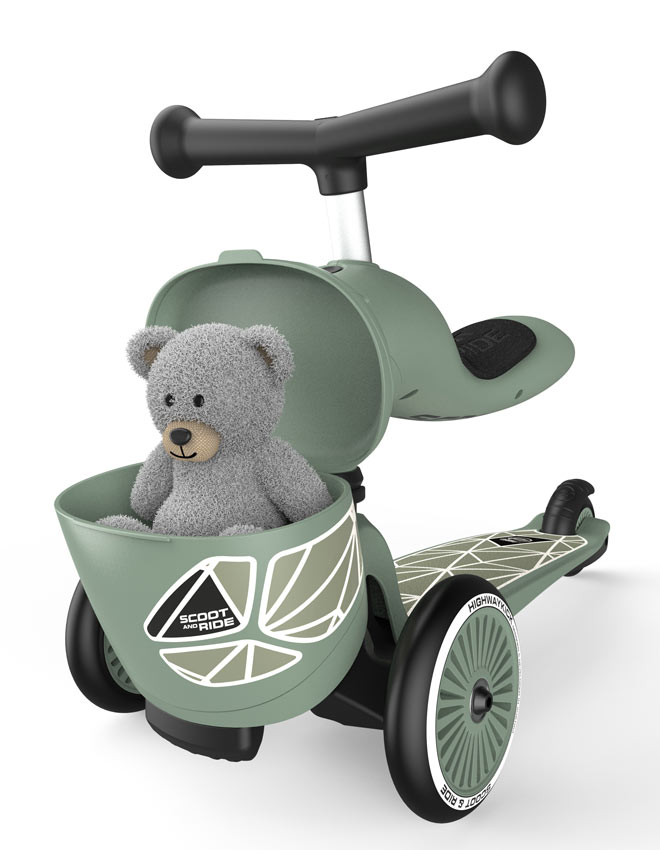 Scoot and Ride Highwaykick 1 Lifestyle Green Lines Rutschauto