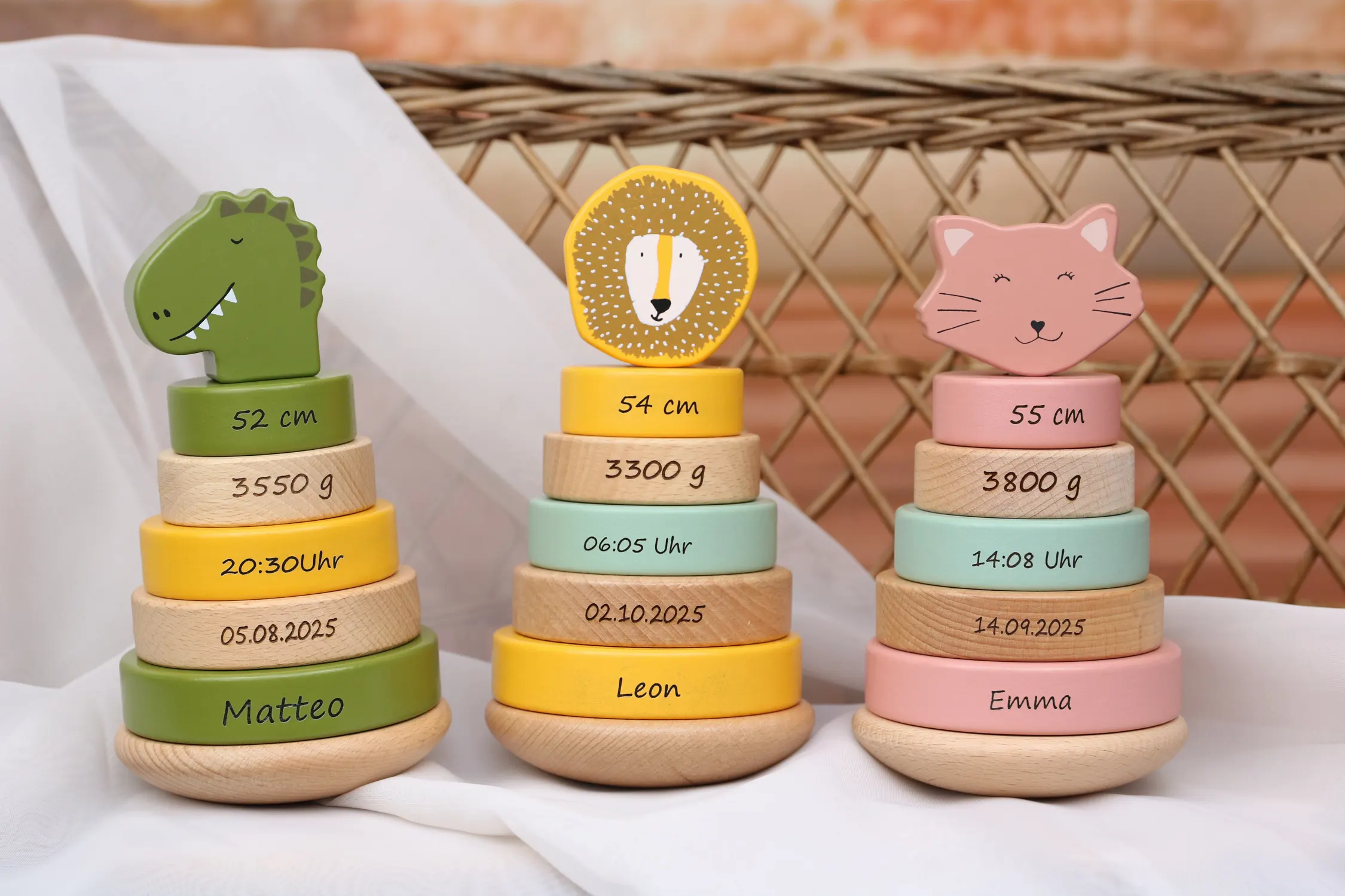 Trixie stacking tower personalized
