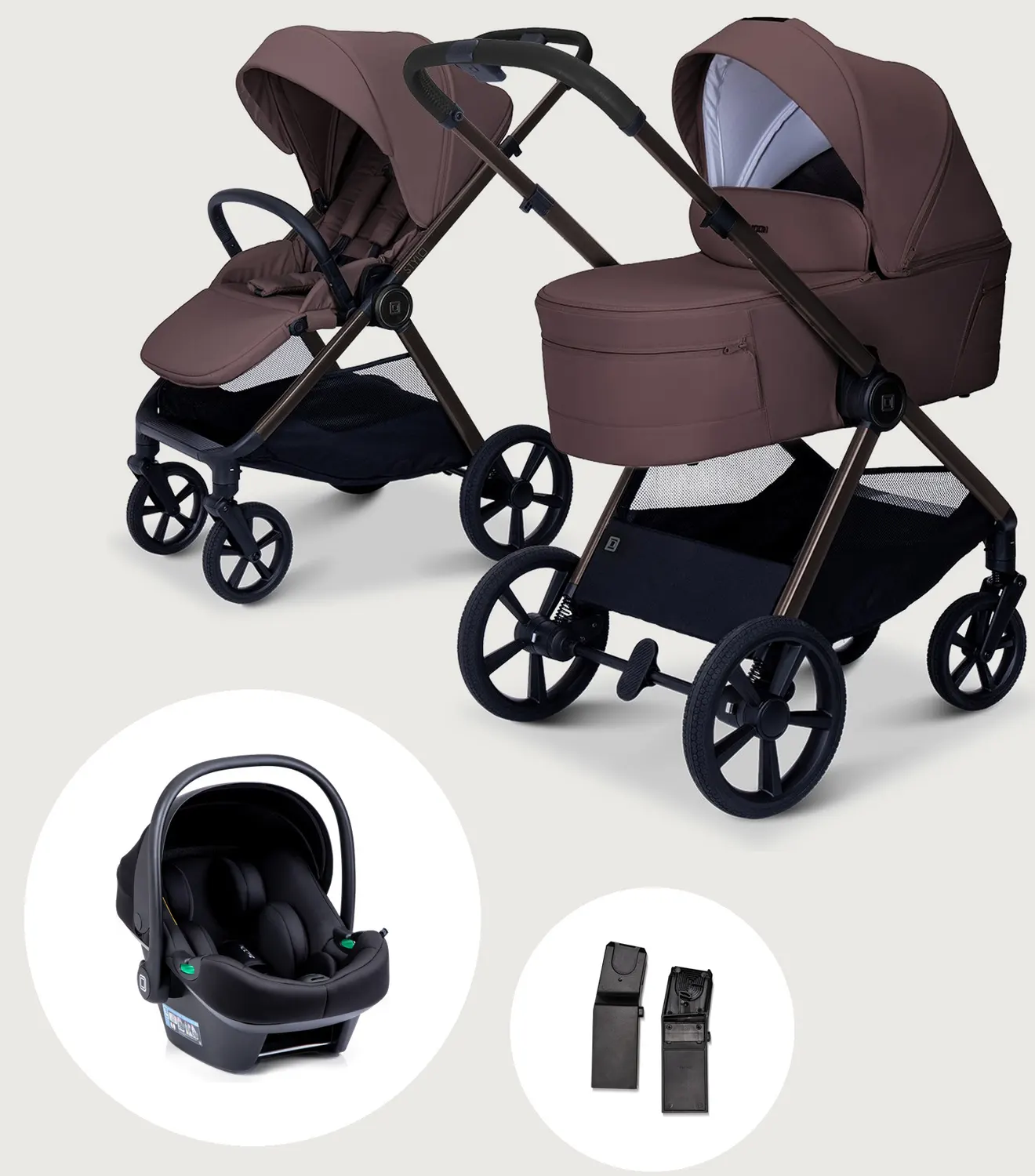 Moon Stylo 3in1 Kinderwagen-Set