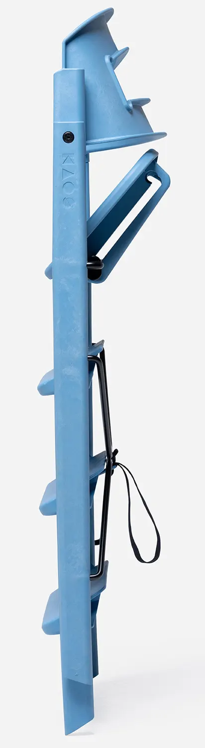 Kaos Hochstuhl Kunststoff Swedish Blue faltbar ohne Beschriftung