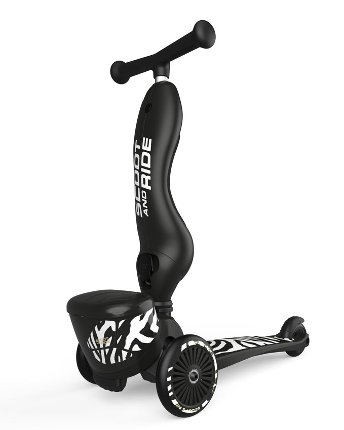 Scoot and Ride Highwaykick 1 Lifestyle Zebra Roller