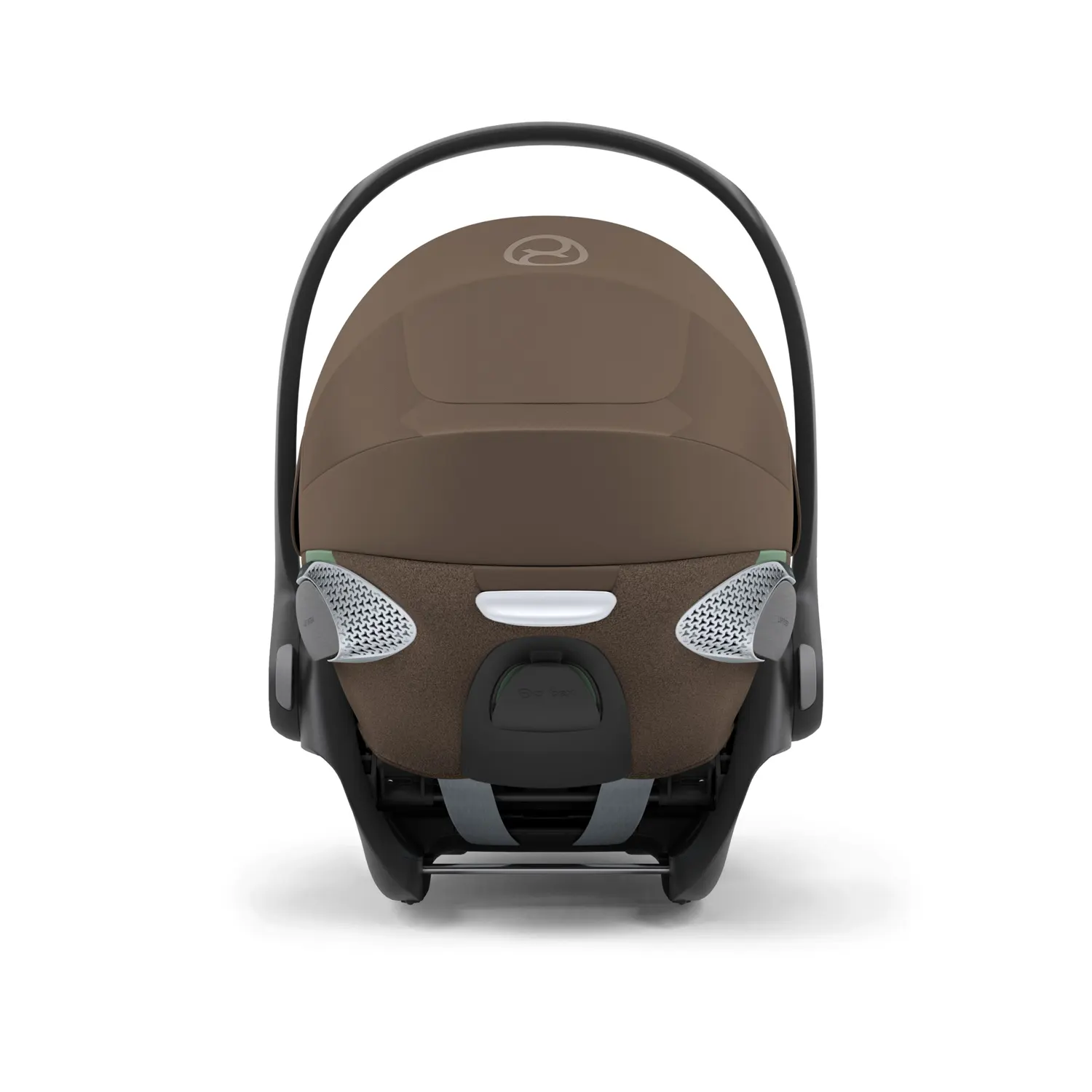 cybex cloud t plus coconut brown back