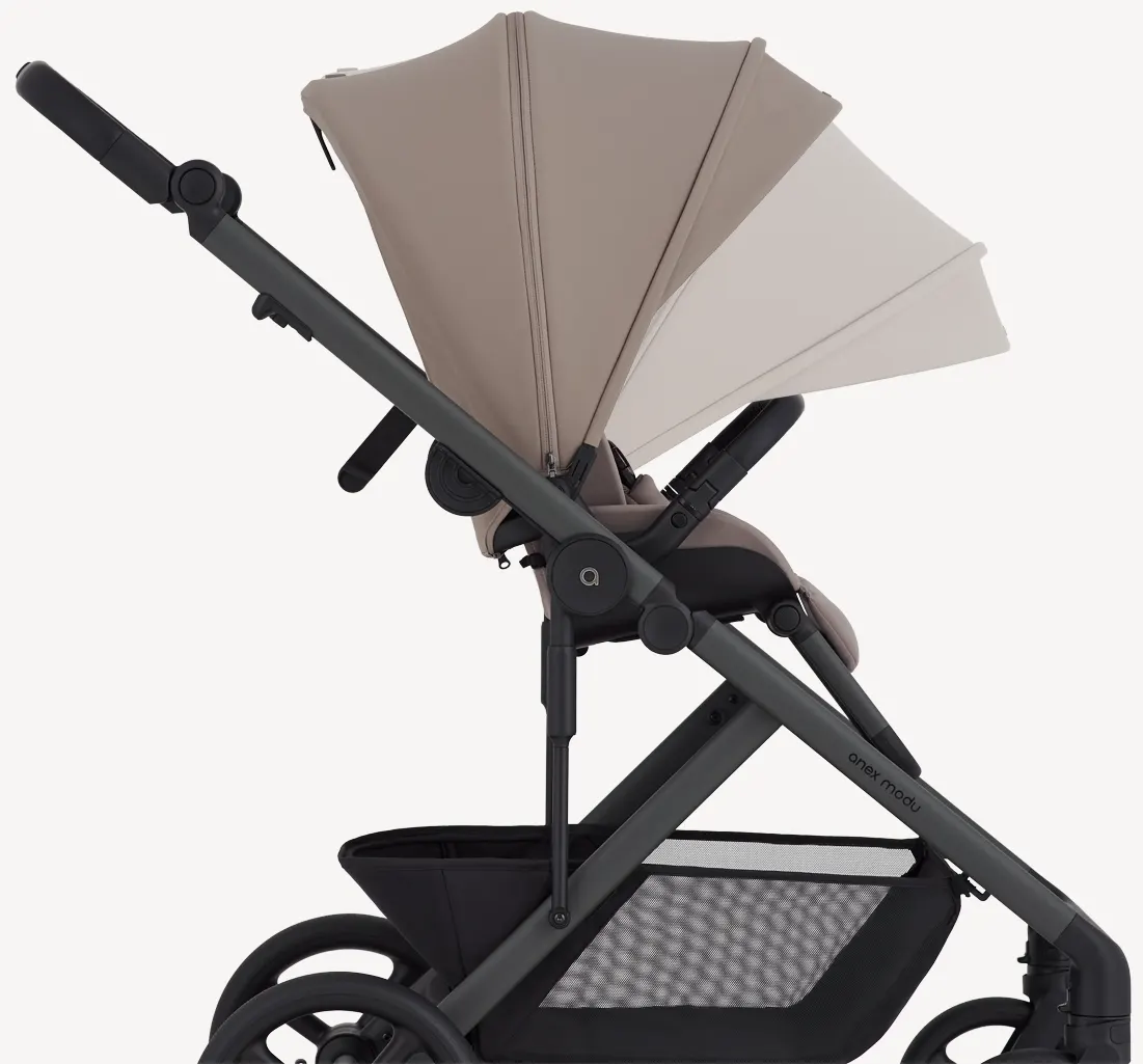 Anex Modu Kinderwagen Verdeckverstellung beige