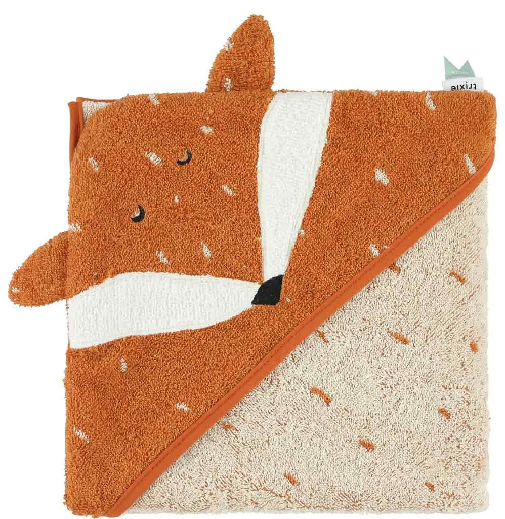 Trixie hooded towel 75x75 Mr Fox