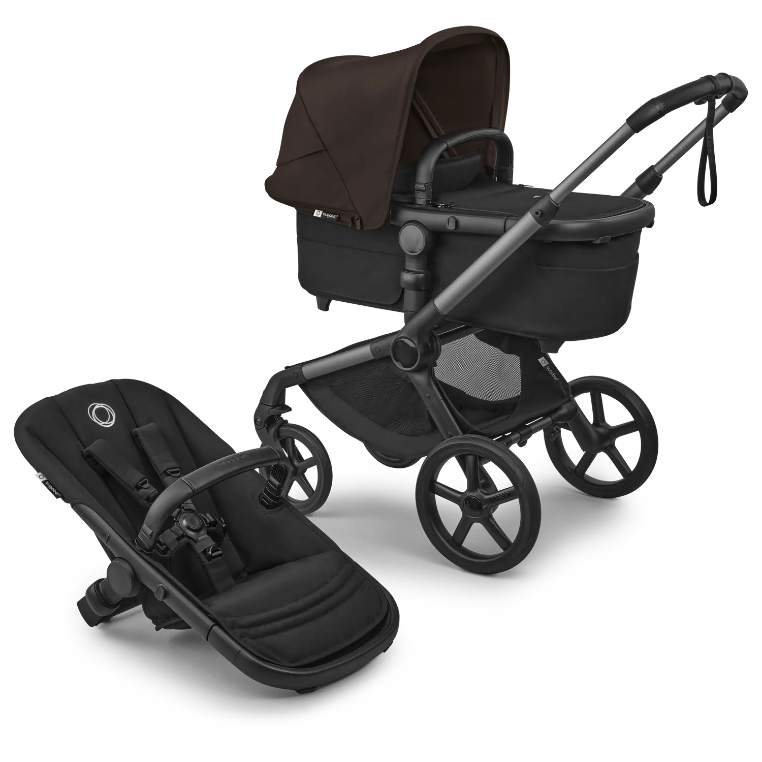 cybex fox 5 renew set graphite fern cocoa brown
