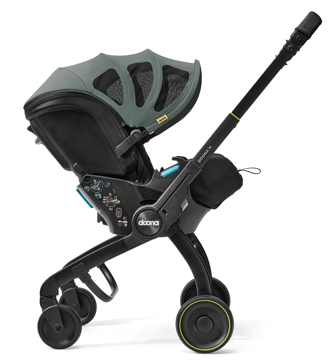 Doona X Sommerdach Forest Green Kinderwagen