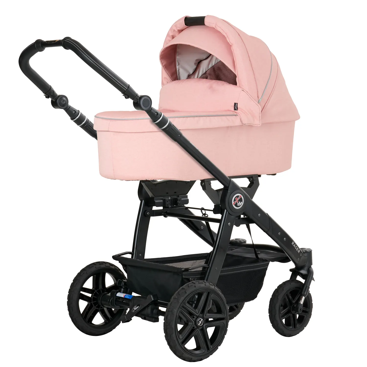 Hartan Racer GTS bathtub, peach blossom view, slanted