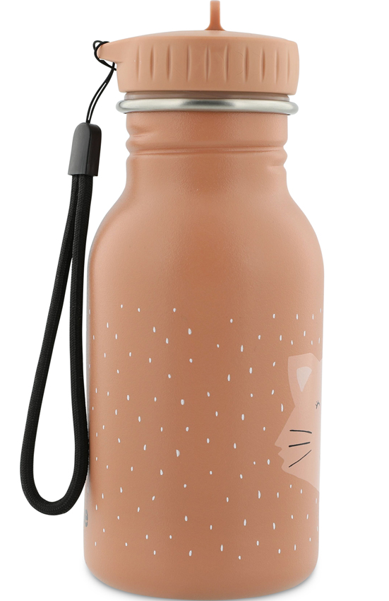 Trixie stainless steel water bottle 350ml Mrscat cord