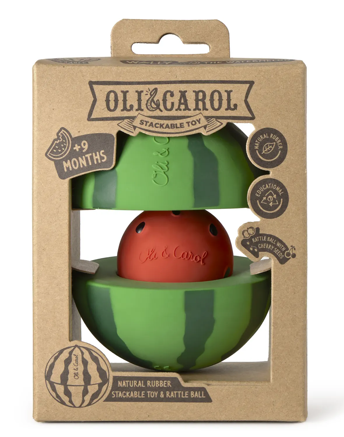 Oli & Carol Stapelspiel Wassermelone und Rassel Oli & Carol Stapelspiel Wassermelone und Rassel