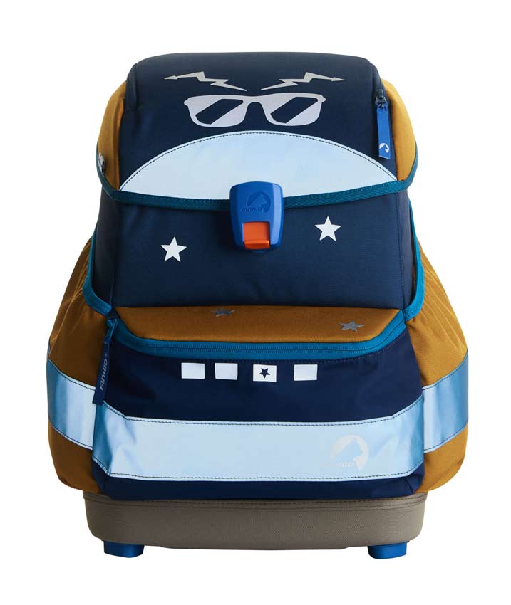 Finkid Schulranzen Buddy Eko Sport Sky Mix Sticker reflektierend