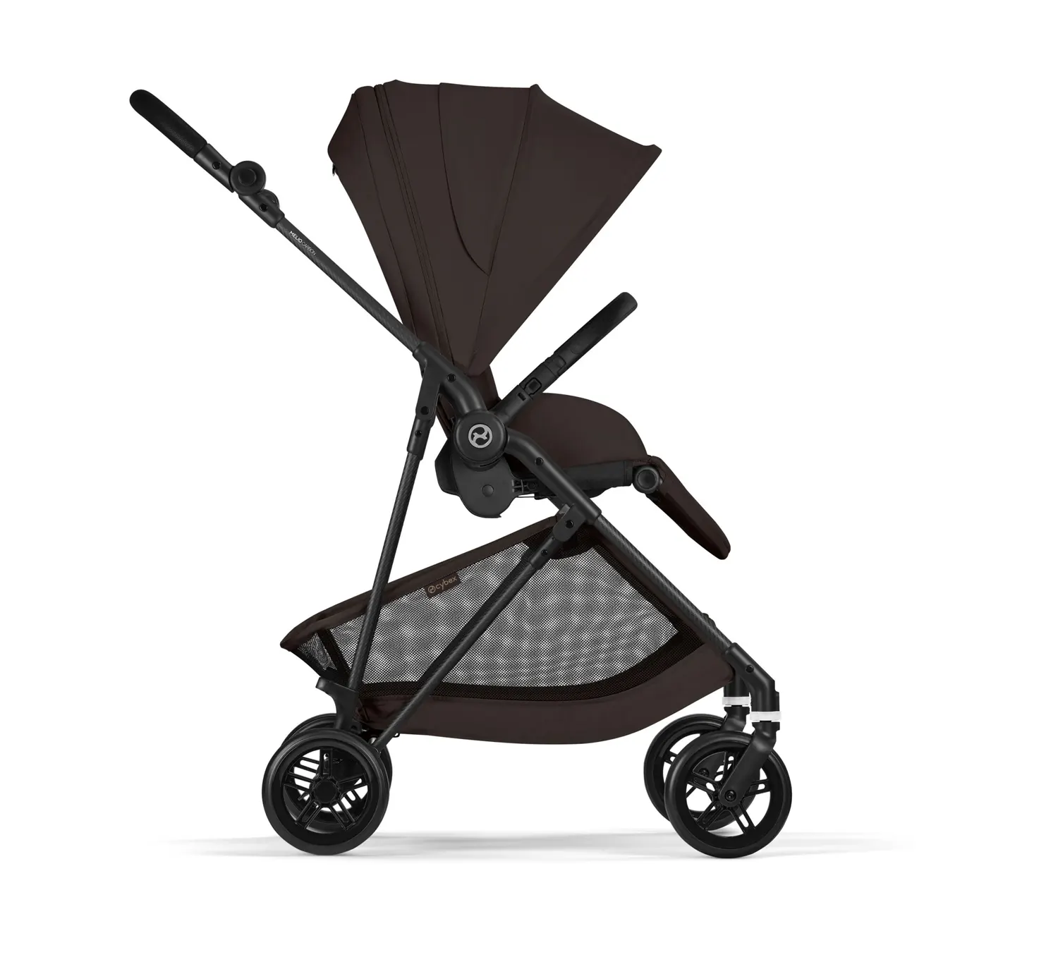 cybex melio carbon chocolate brown seite