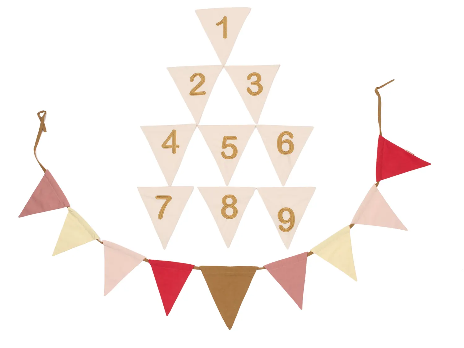 Fabelab Geburtstagsgirlande Rose