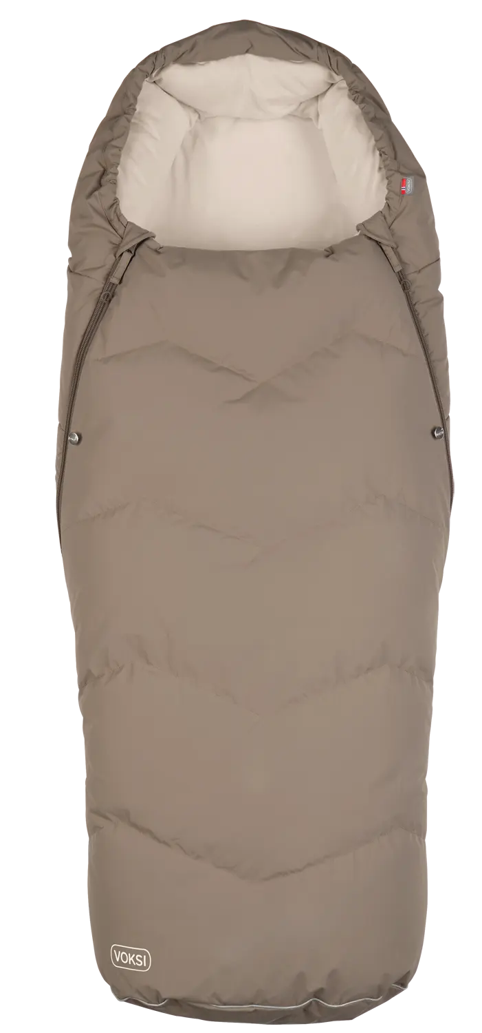 Voksi Urban Fußsack Walnut Cream Erweiterung