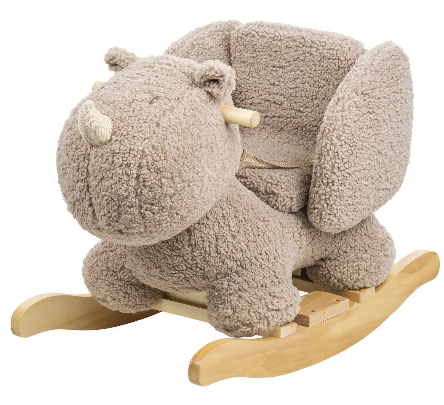 Nattou Schaukeltier Nashorn taupe 