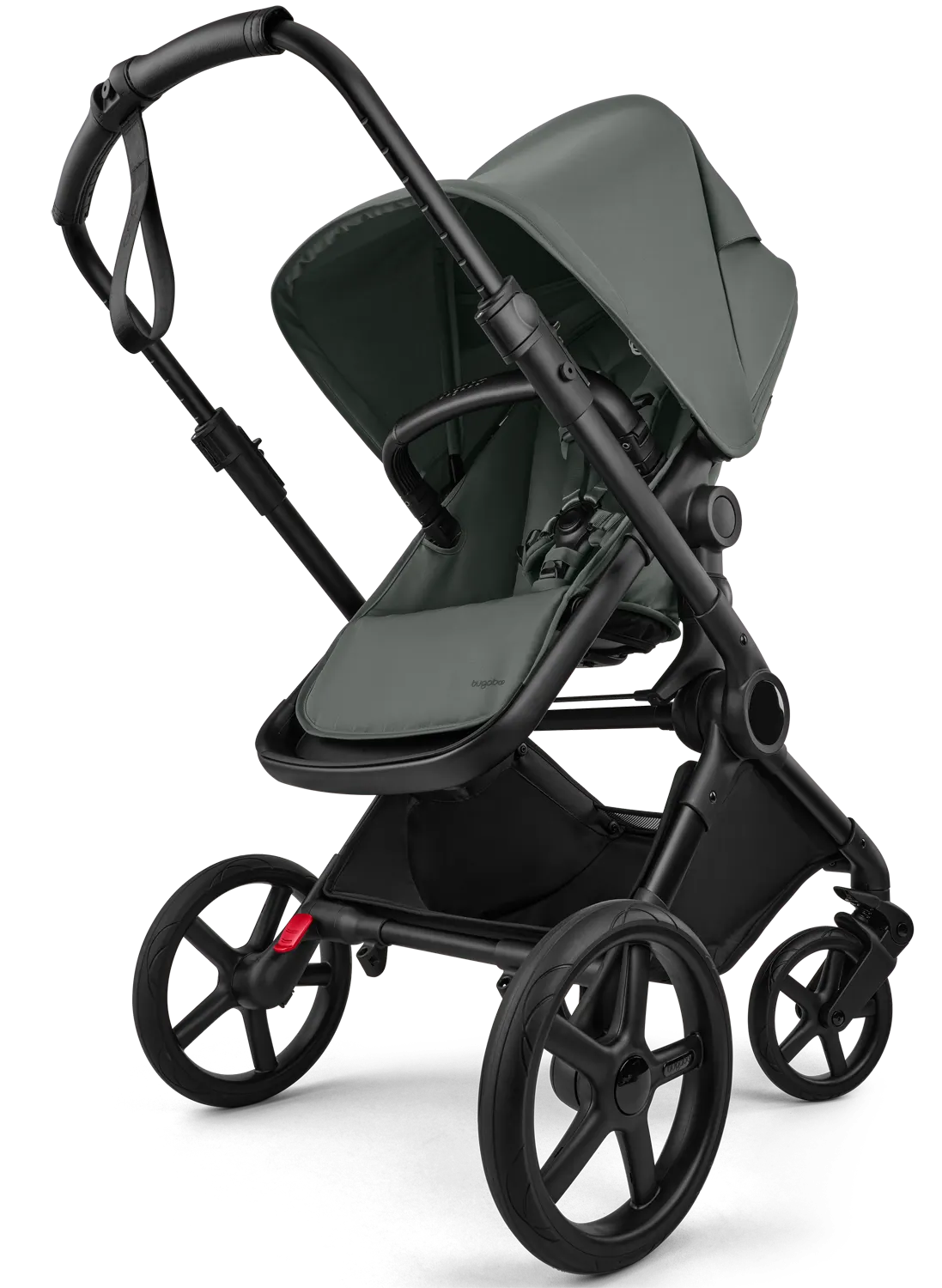 bugaboo cub forest green komplett buggy seitlich