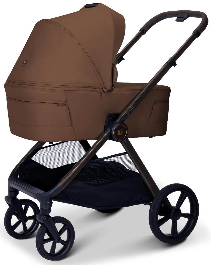 Moon Stylo Kinderwagen Babywanne braun