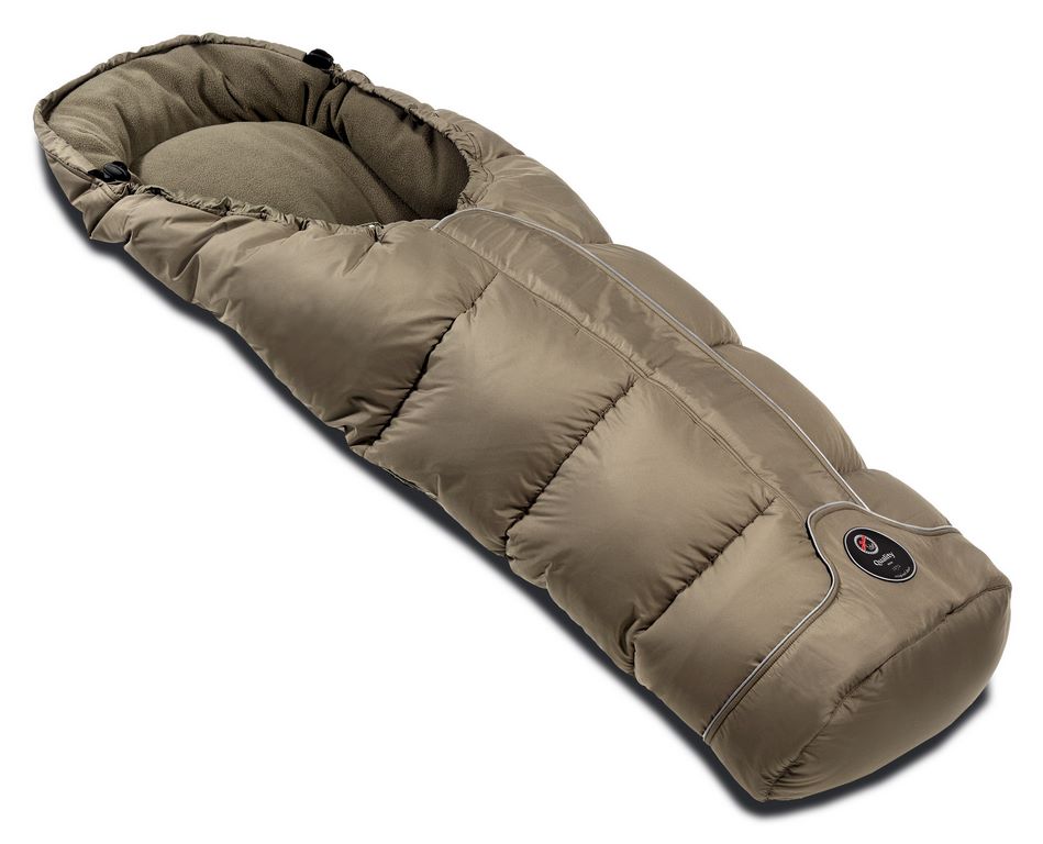 Hartan Daunenfußsack taupe