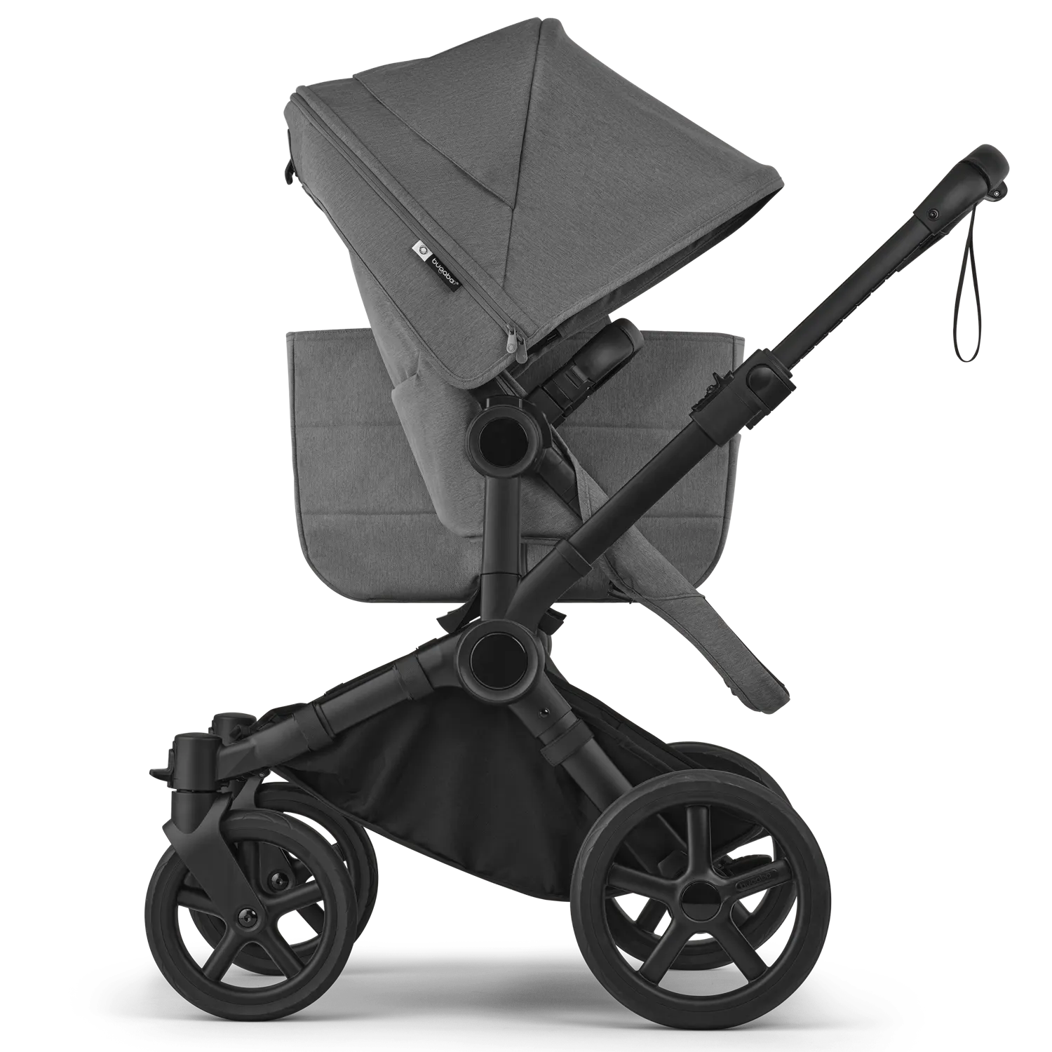 bugaboo donkey 6 moon grey mono seite