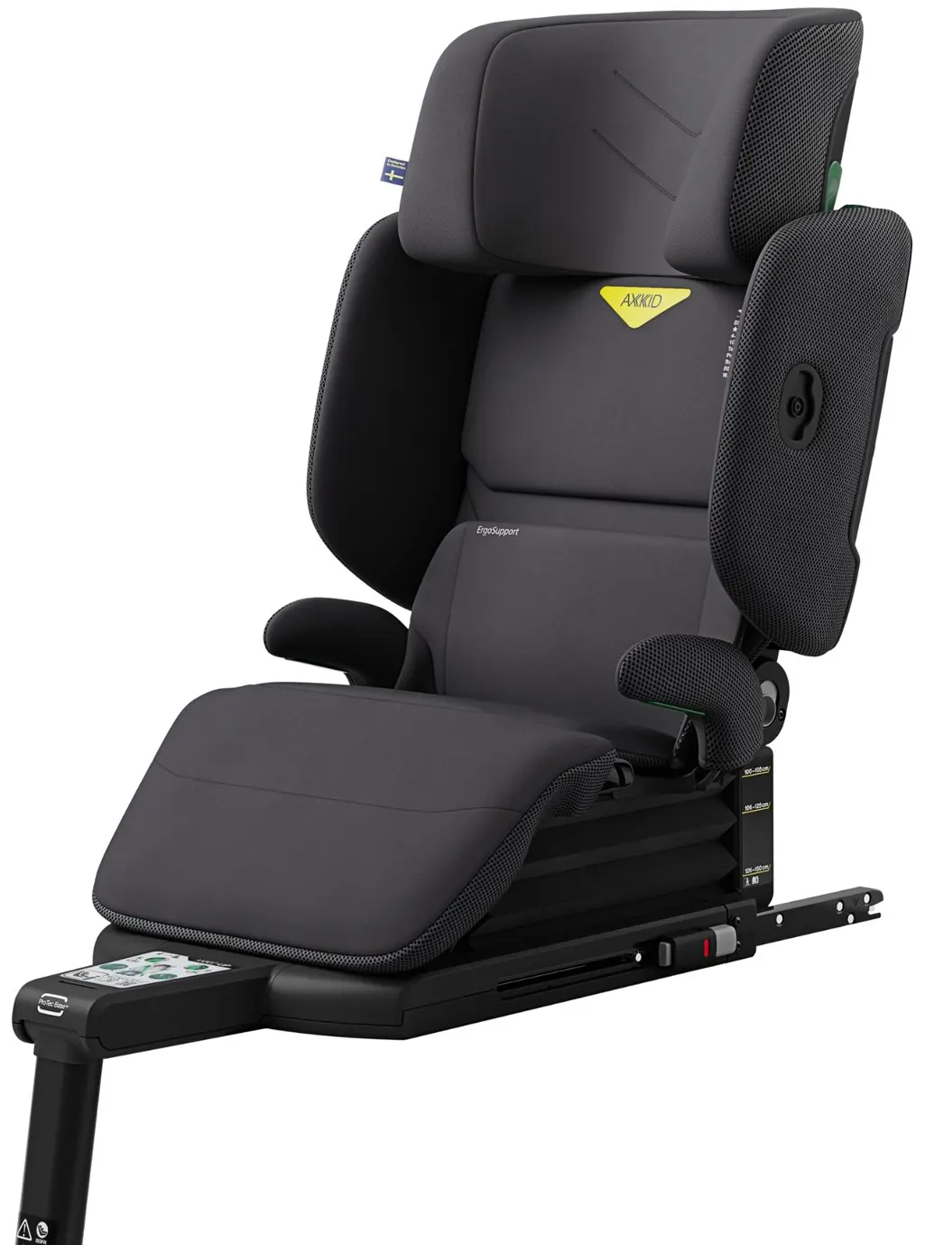 Axkid Up Kindersitz grau bis 105 cm