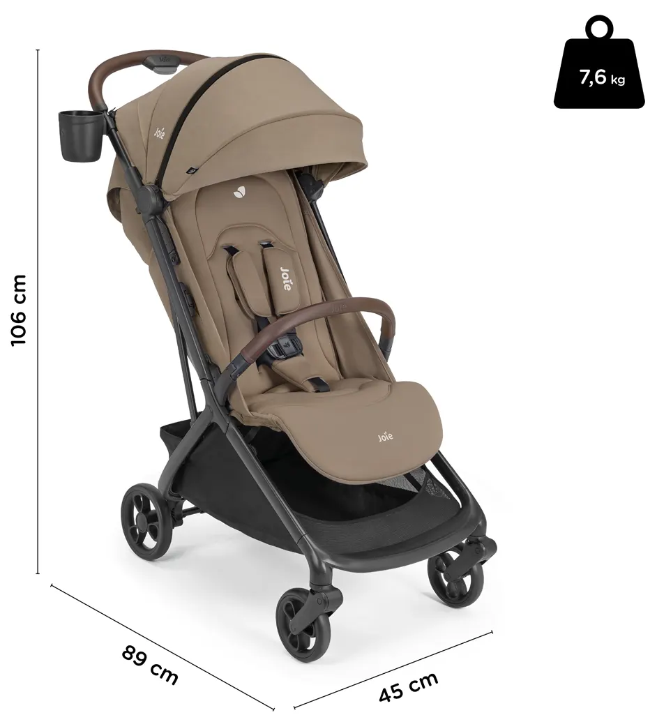 Joie Porto Reisebuggy beige Maße