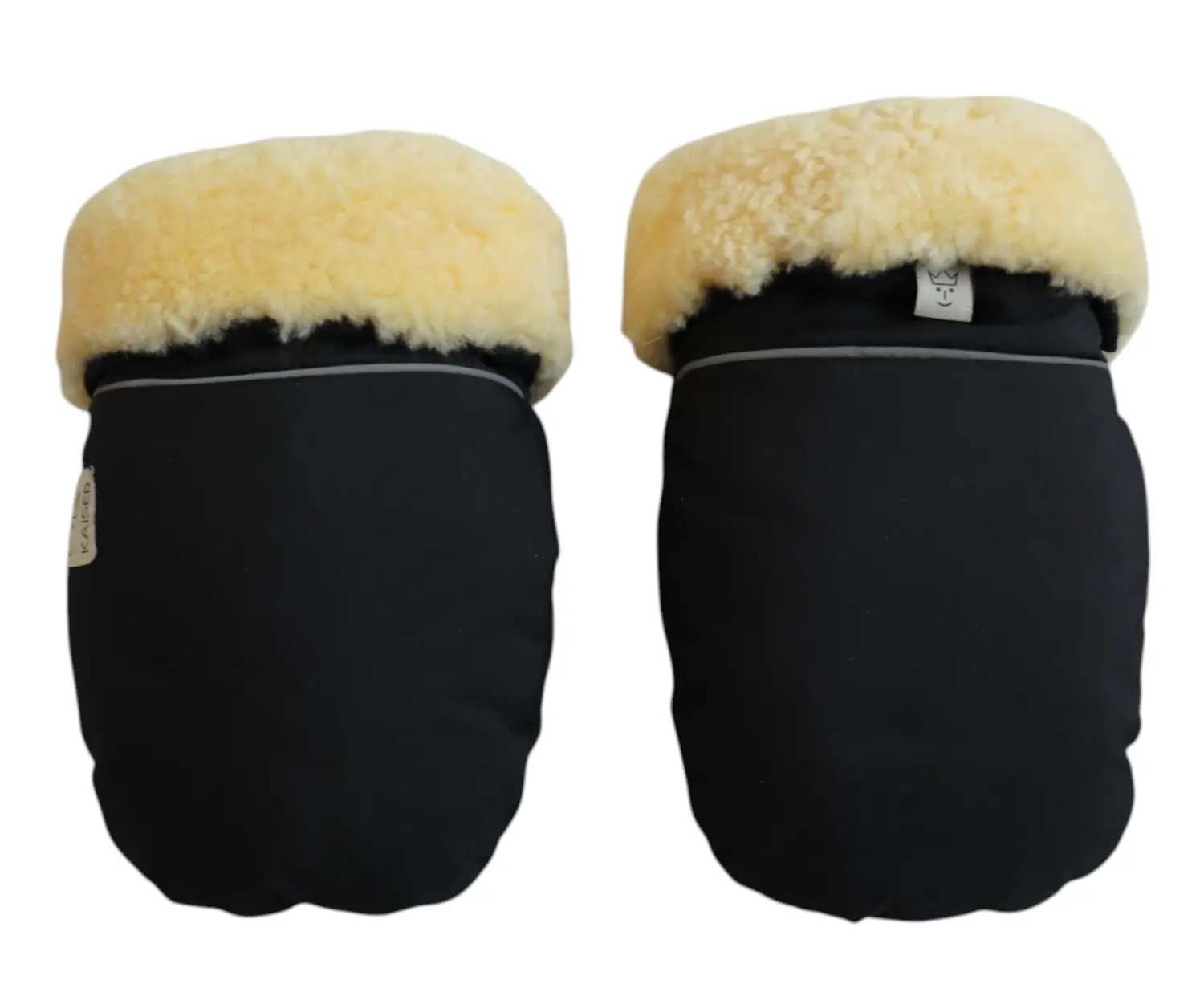 Kaiser stroller glove reflect black front