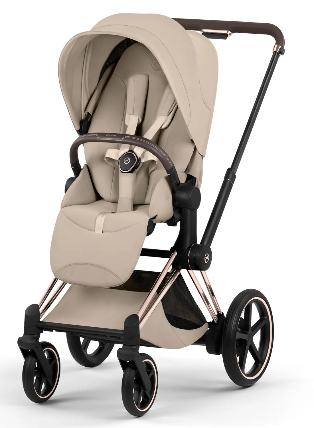 cybex e priam style buggy rosegold cozy beige
