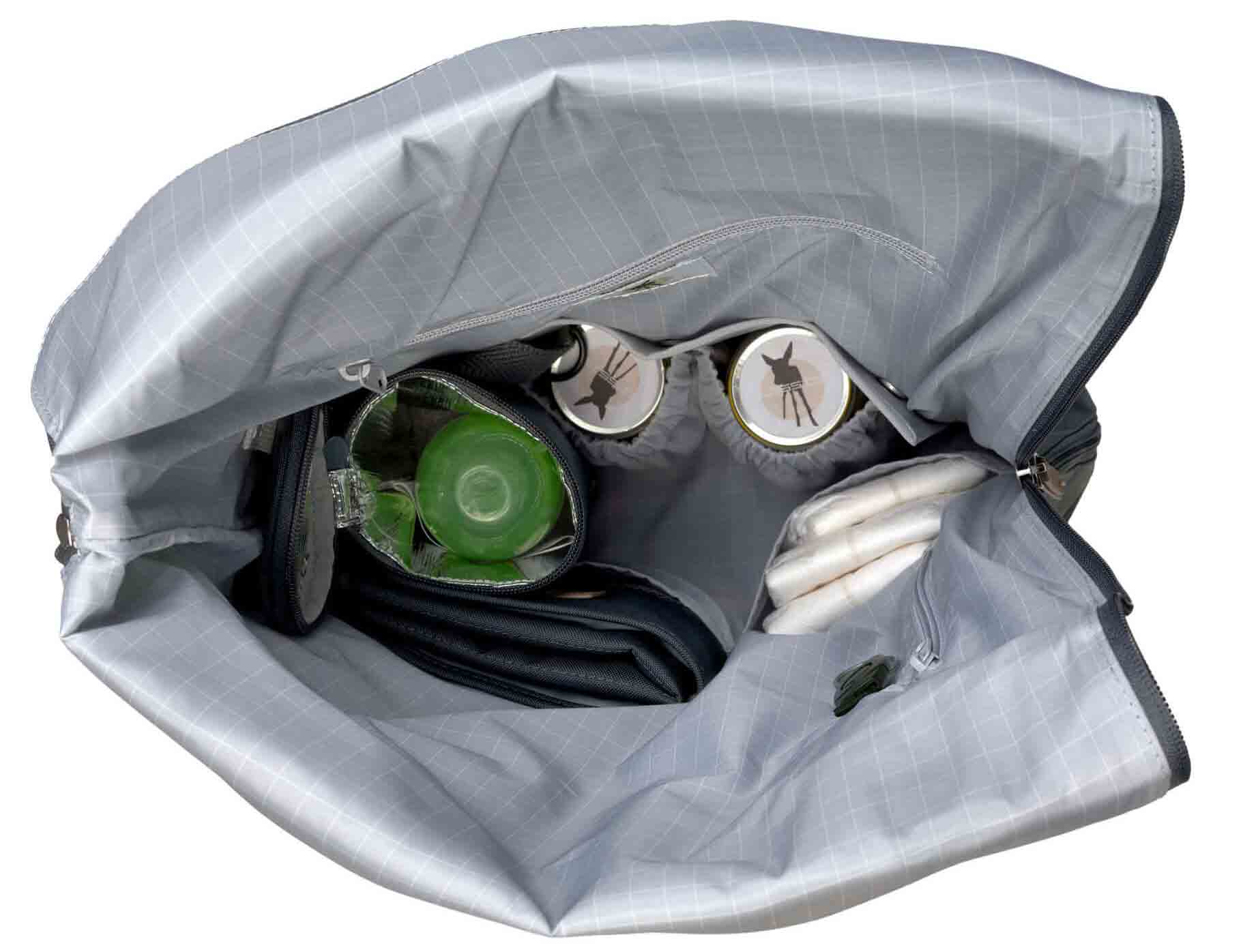 Lässig Wickeltasche Rolltop