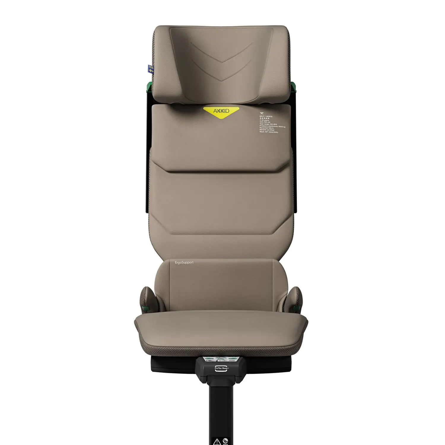 axkid up kindersitz driftwood beige ohne schutz