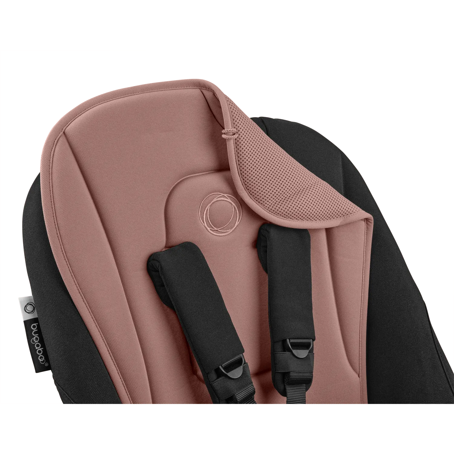 bugaboo dual komfort sitzauflage dusty pink nah