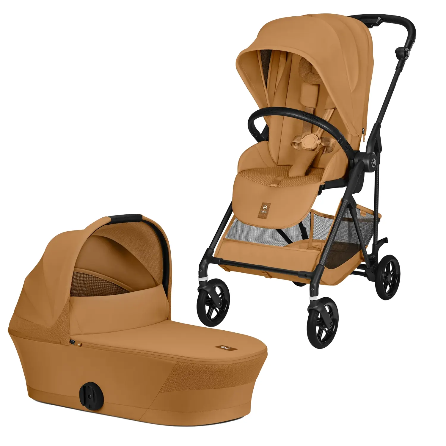 cybex melio set 2026 cinnamon yellow
