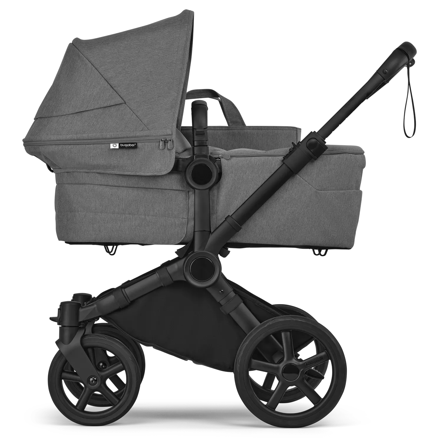 bugaboo donkey 6 moon grey mono seite wanne
