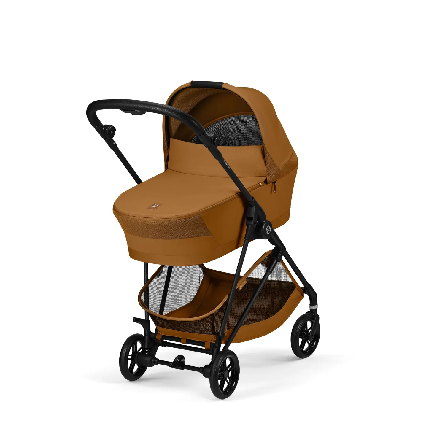 cybex melio babywanne 2026 cinnamon yellow mit wagen