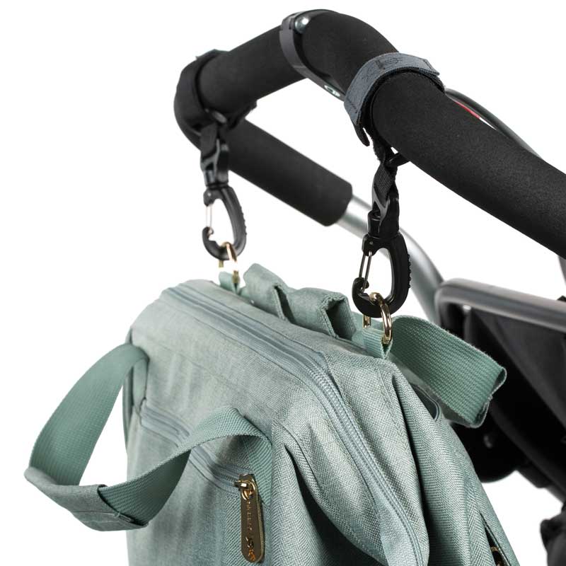 Lässig Wickelrucksack Glam Goldie Mint