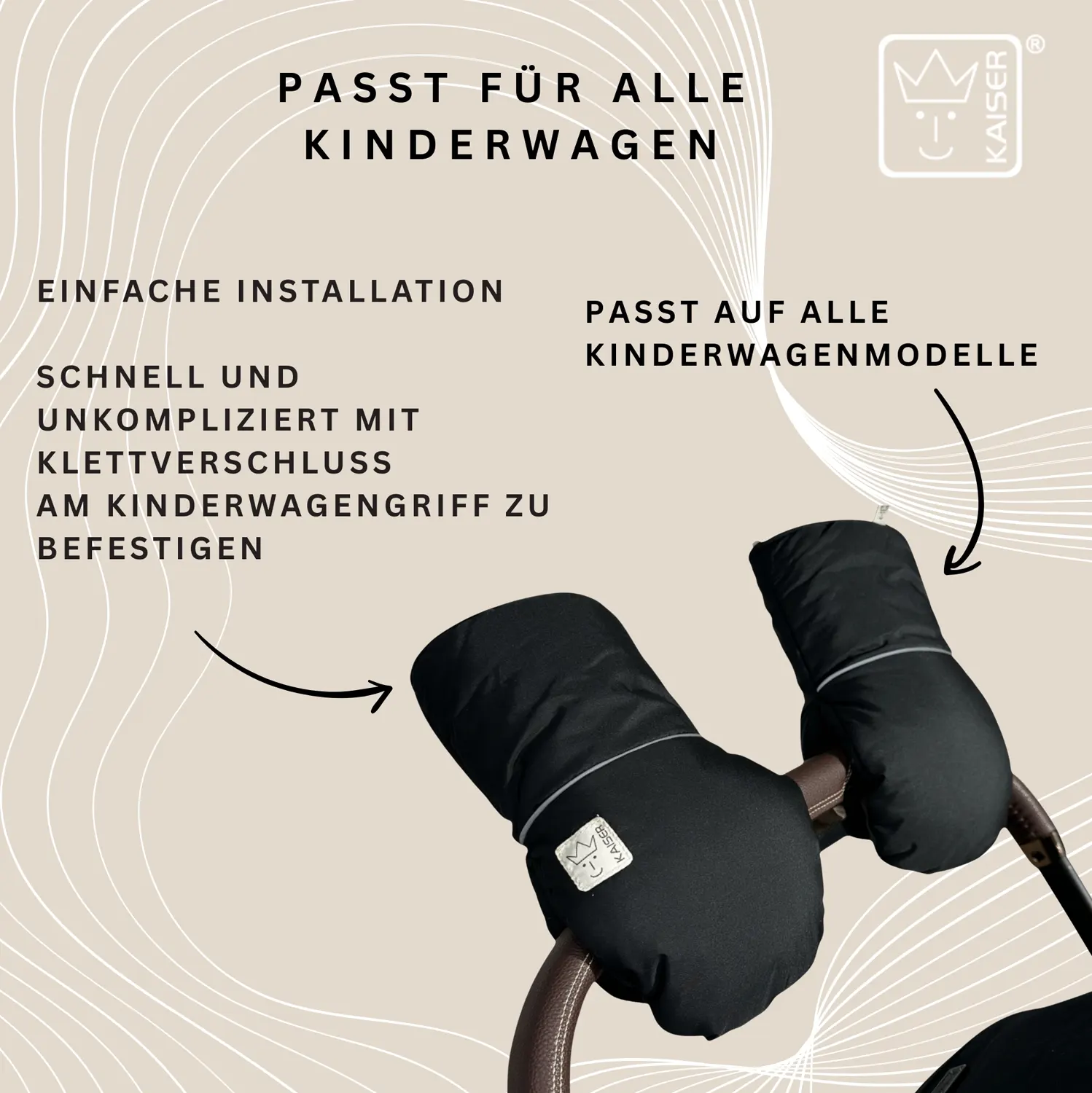Kaiser lambskin gloves reflect black picture lifestyle