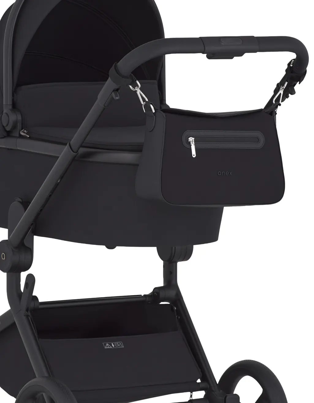 Anex organizer black stroller