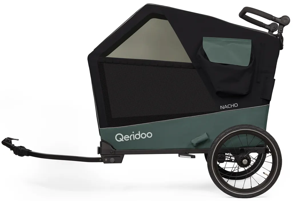 Qeridoo Nacho L Hundeanhänger Fahrradmodus