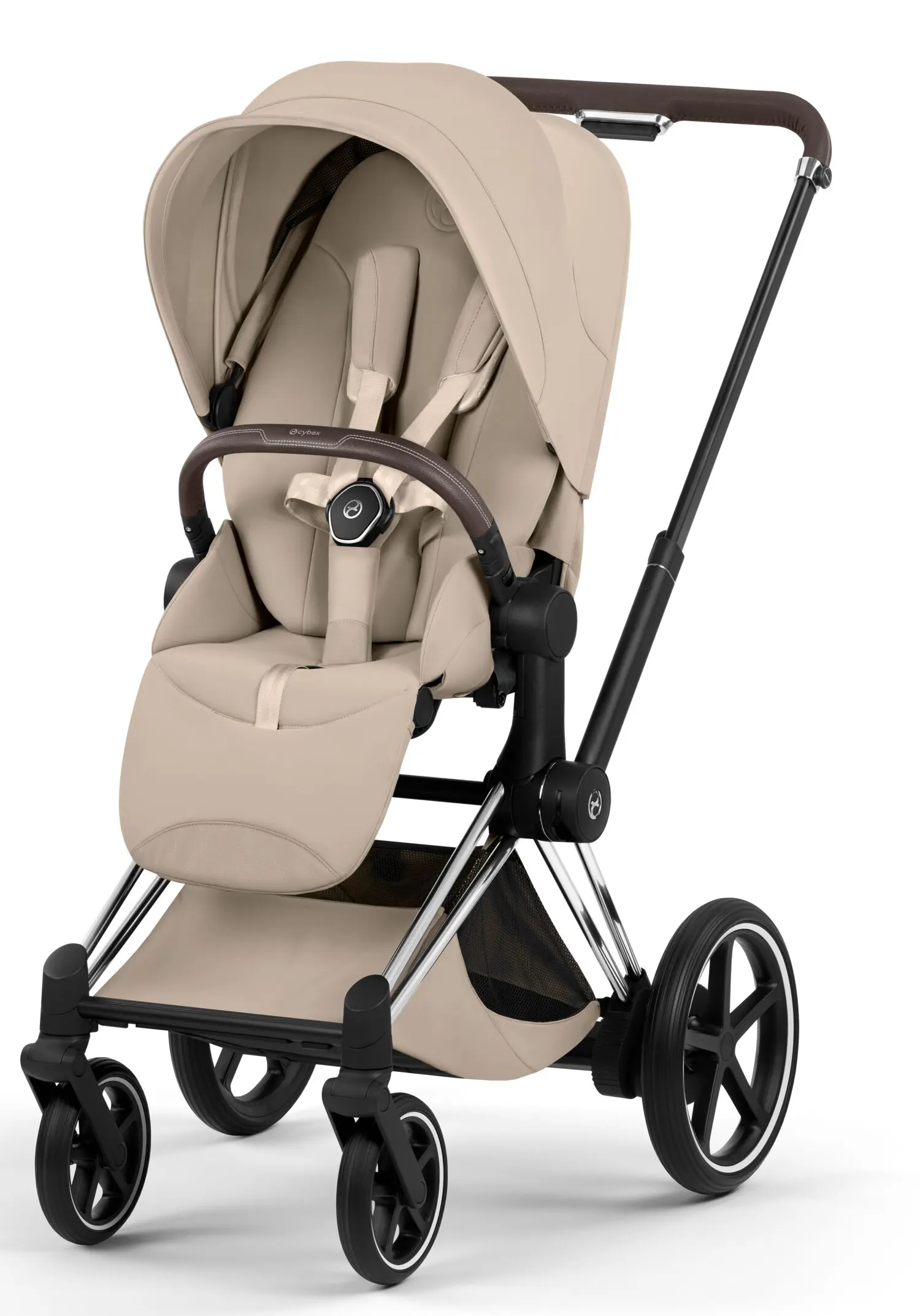 cybex e priam style buggy chrome brown cozy beige