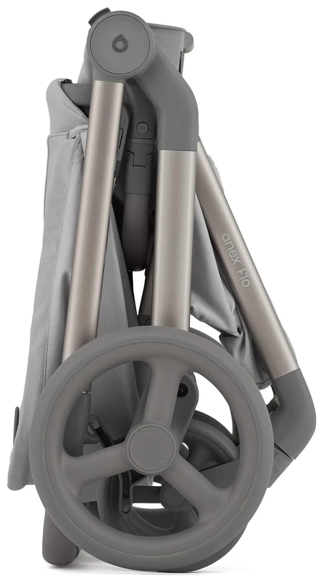 Anex Flo Kinderwagen grau gefaltet