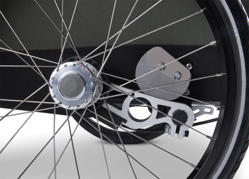 Croozer Kid Ellma 2 Fahrradanhänger Federung