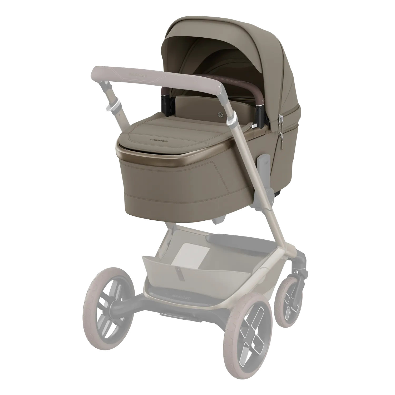 maxicosi fame babywanne oak truffle auf gestell