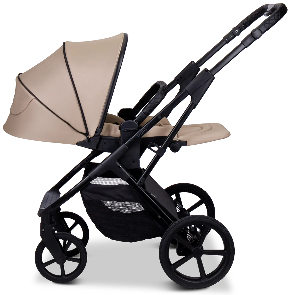 Moon Ciao Fold Kinderwagen  Sportsitz Liegeposition beige