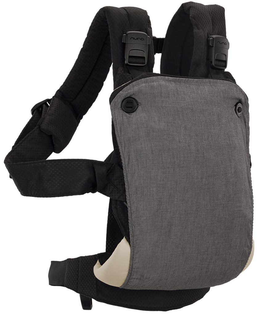Nuna Cudl clik caviar Babytrage mit Windschutz