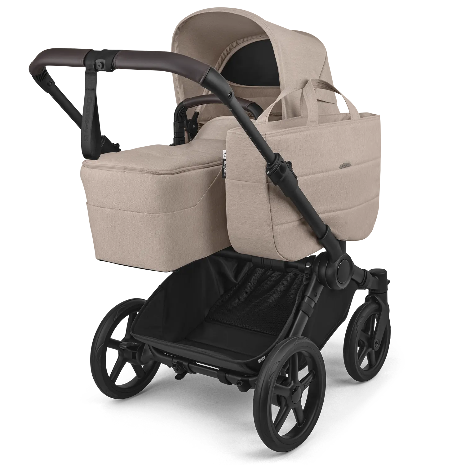bugaboo donkey 6 desert taupe mono schräg