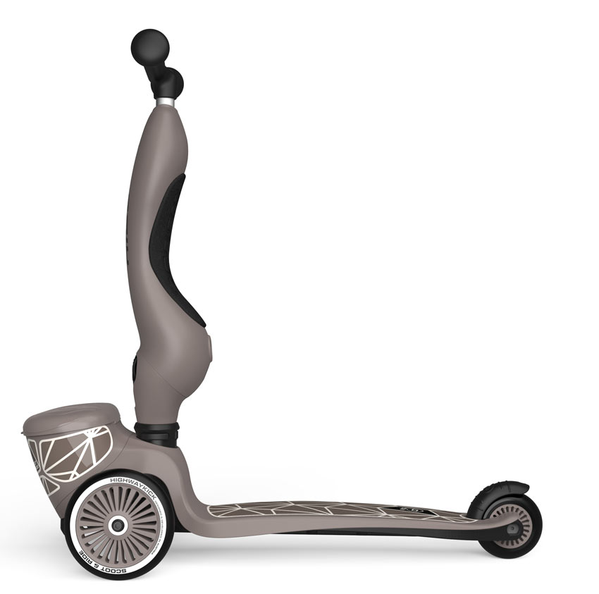 Scoot and Ride Highwaykick 1 Lifestyle Brown Lines Roller