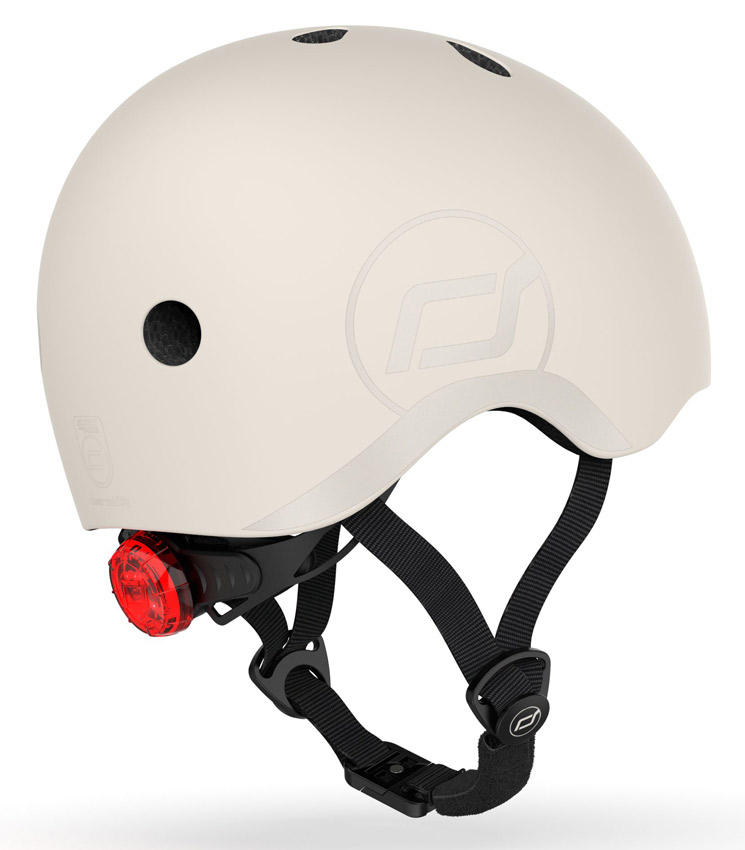 Scoot and Ride Kinder Fahrradhelm S - M Ash