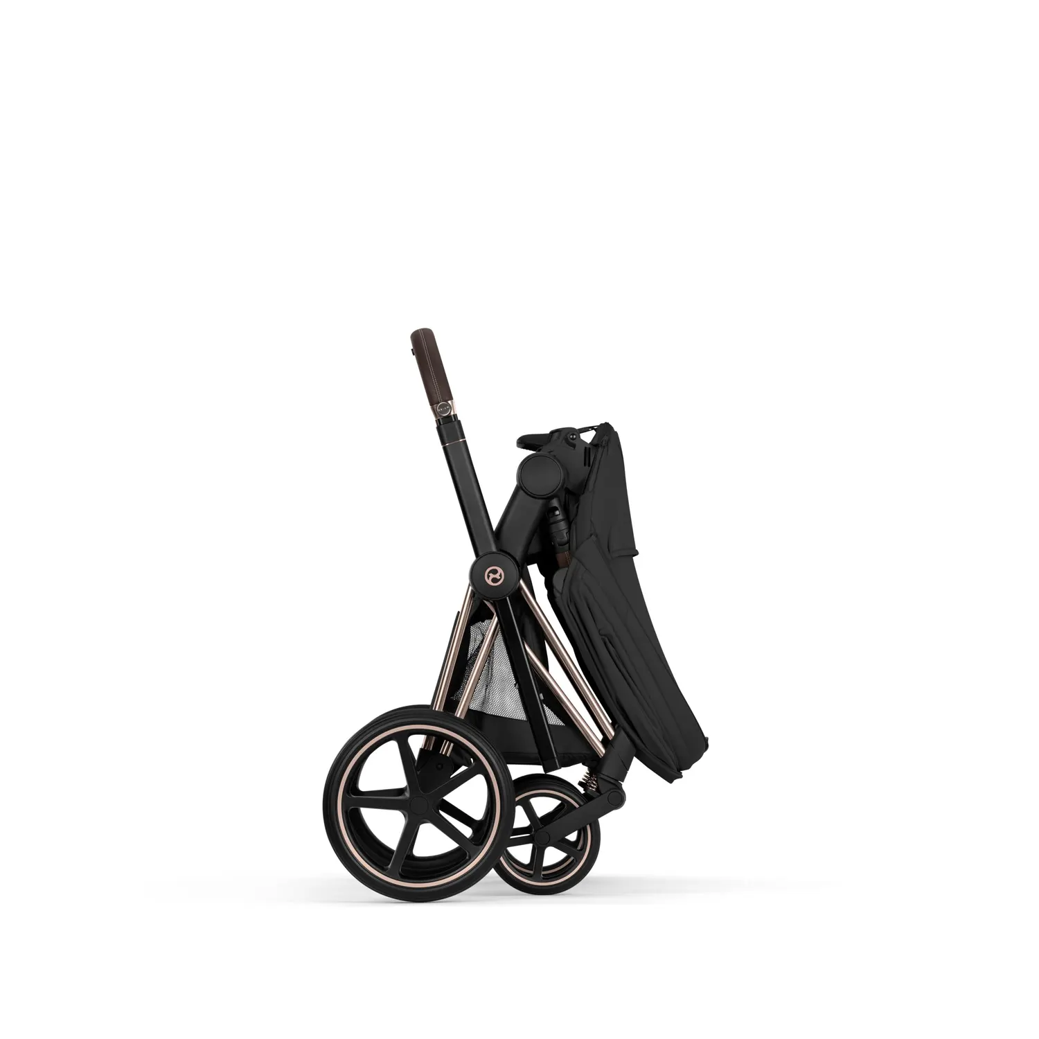 cybex priam comfort buggy rosegold sepia black falt