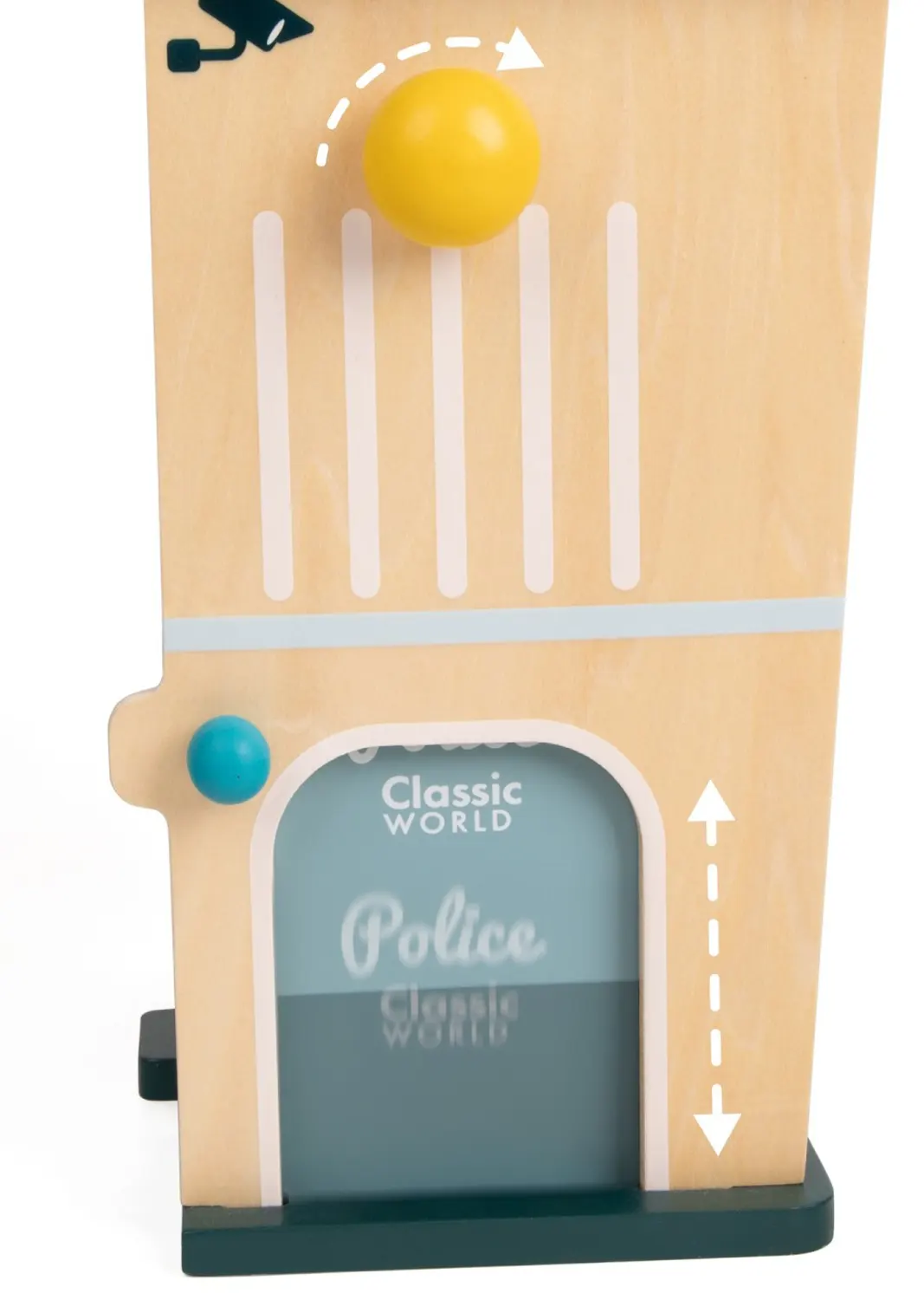 classic world polizeiwache automatische tuer