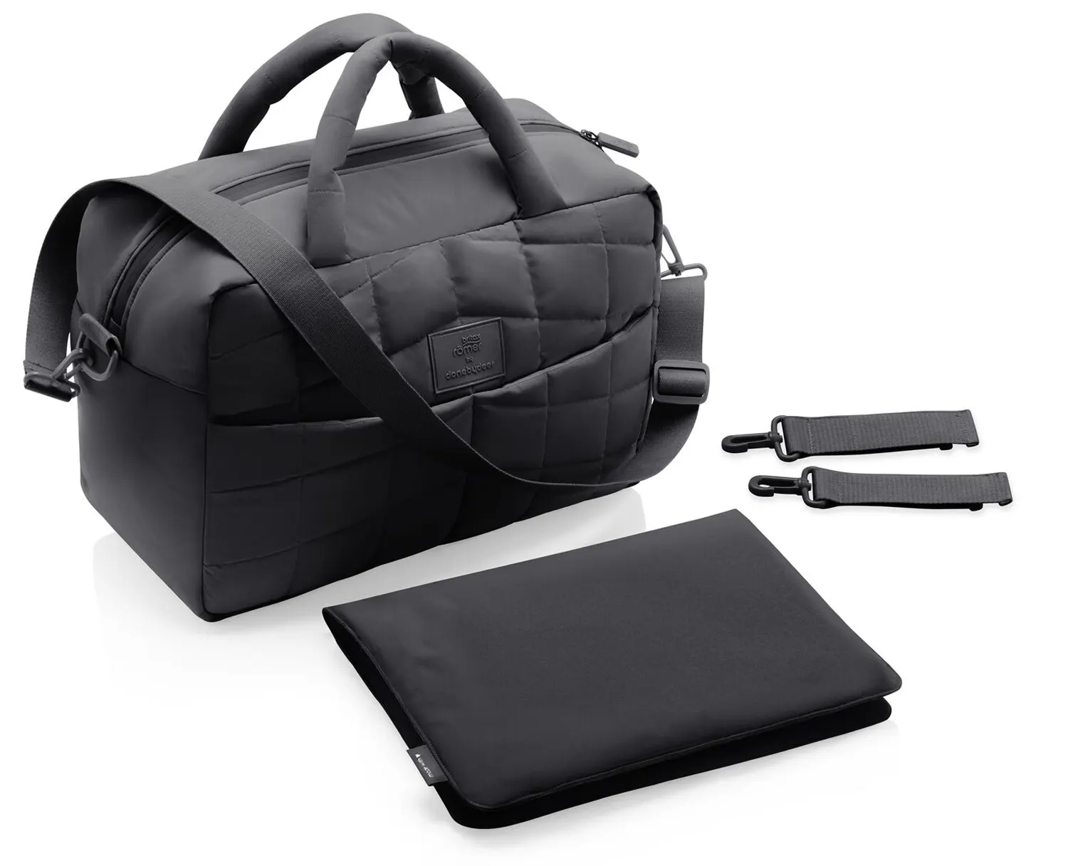 Britax Römer Wickeltasche von Done by Deer Carbon Black Zubehoer