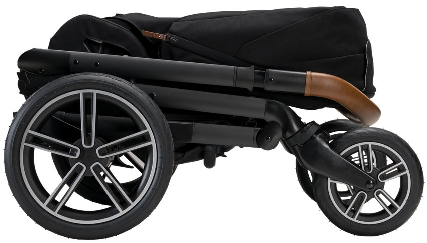 Kinderwagen Nuna Mixx Next Caviar gefalten